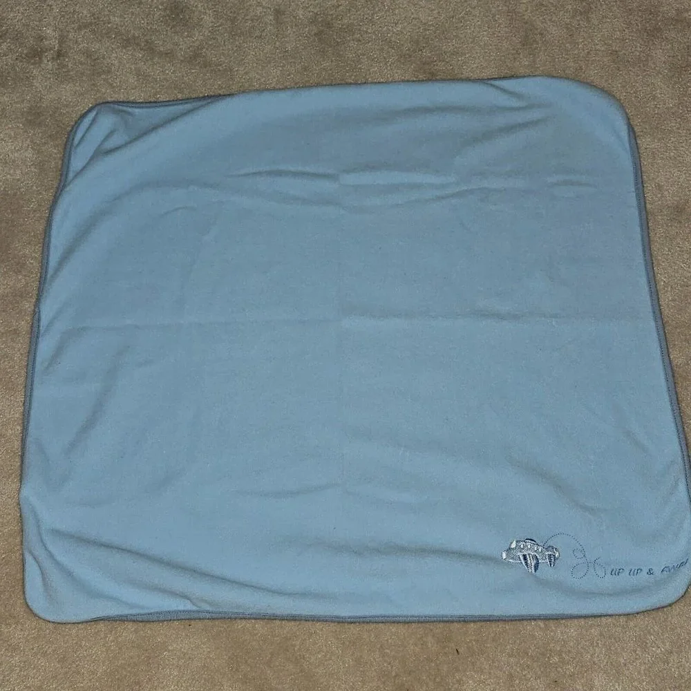 Up Up & Away Blue Airplane Baby Blanket Boy Fleece Lovey 120593 Sunrise Textile